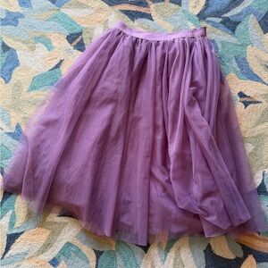Haute Monde Lavender A-Line tulle Skirt size medium